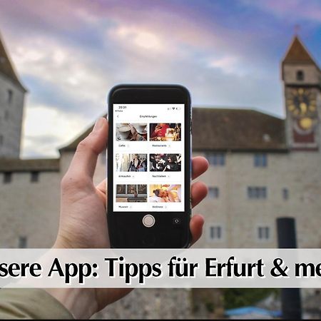 80M2 3R Wohnung Mit Privatem Parkplatz, Kingsize Betten, Smart-Tv, Etc Erfurt Dış mekan fotoğraf