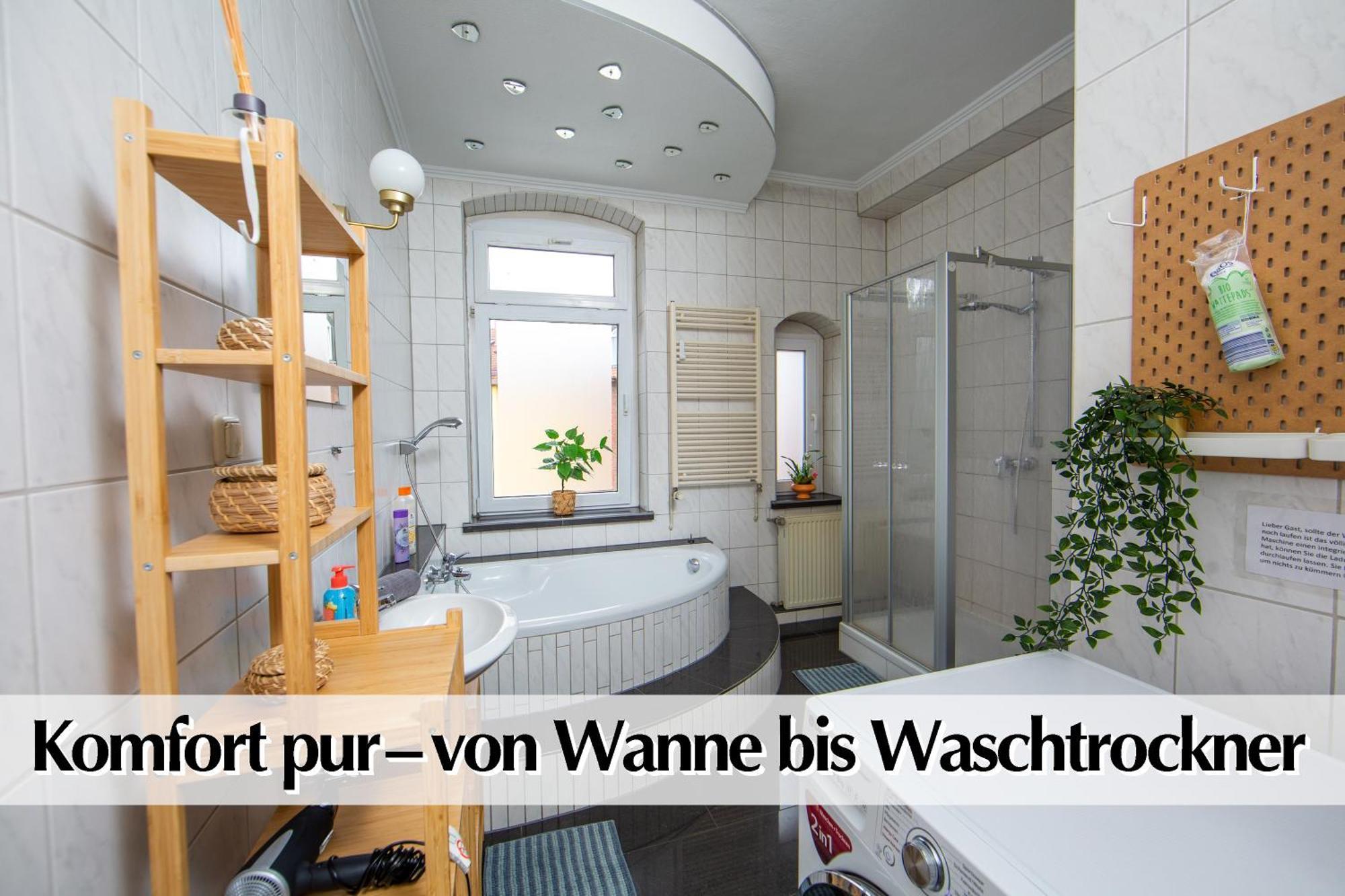 80M2 3R Wohnung Mit Privatem Parkplatz, Kingsize Betten, Smart-Tv, Etc Erfurt Dış mekan fotoğraf