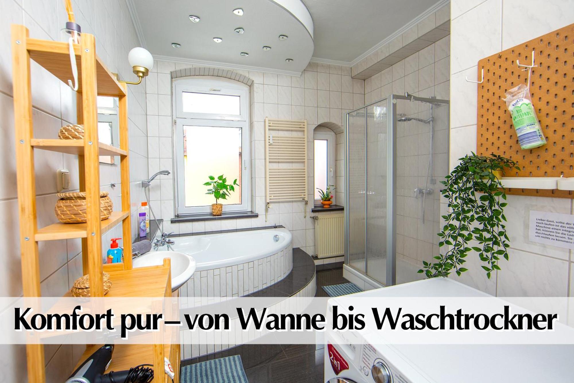 80M2 3R Wohnung Mit Privatem Parkplatz, Kingsize Betten, Smart-Tv, Etc Erfurt Dış mekan fotoğraf